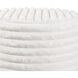 Shar Pei Universal 18 inch White Ottoman