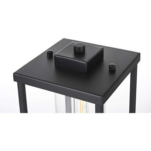 Memphis 1 Light 16.5 inch Black Outdoor Post Light