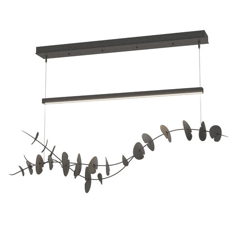 Lily LED 41.1 inch Natural Iron and Dark Smoke Pendant Ceiling Light in Natural Iron/Dark Smoke