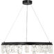 Artic Glacier LED 33.25 inch Coal Chandelier Ceiling Light