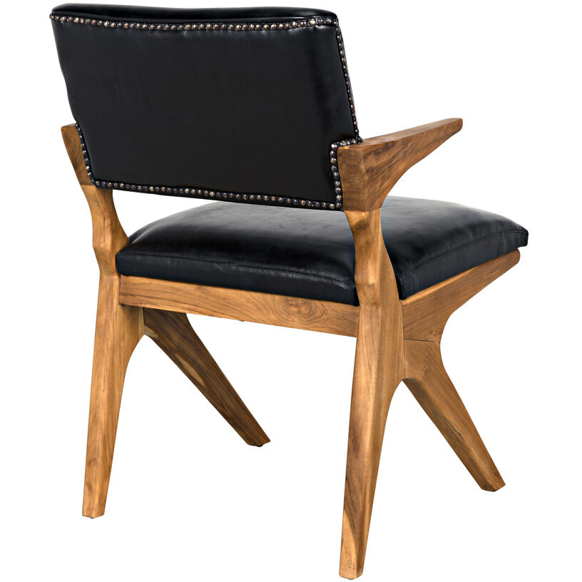 Dolores Clear Coat Satin Occasional Chair