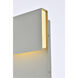 Raine 11 inch Silver Outdoor Wall Light