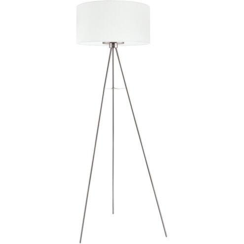 Fondachelli 64 inch 60.00 watt Matte Nickel Floor Lamp Portable Light