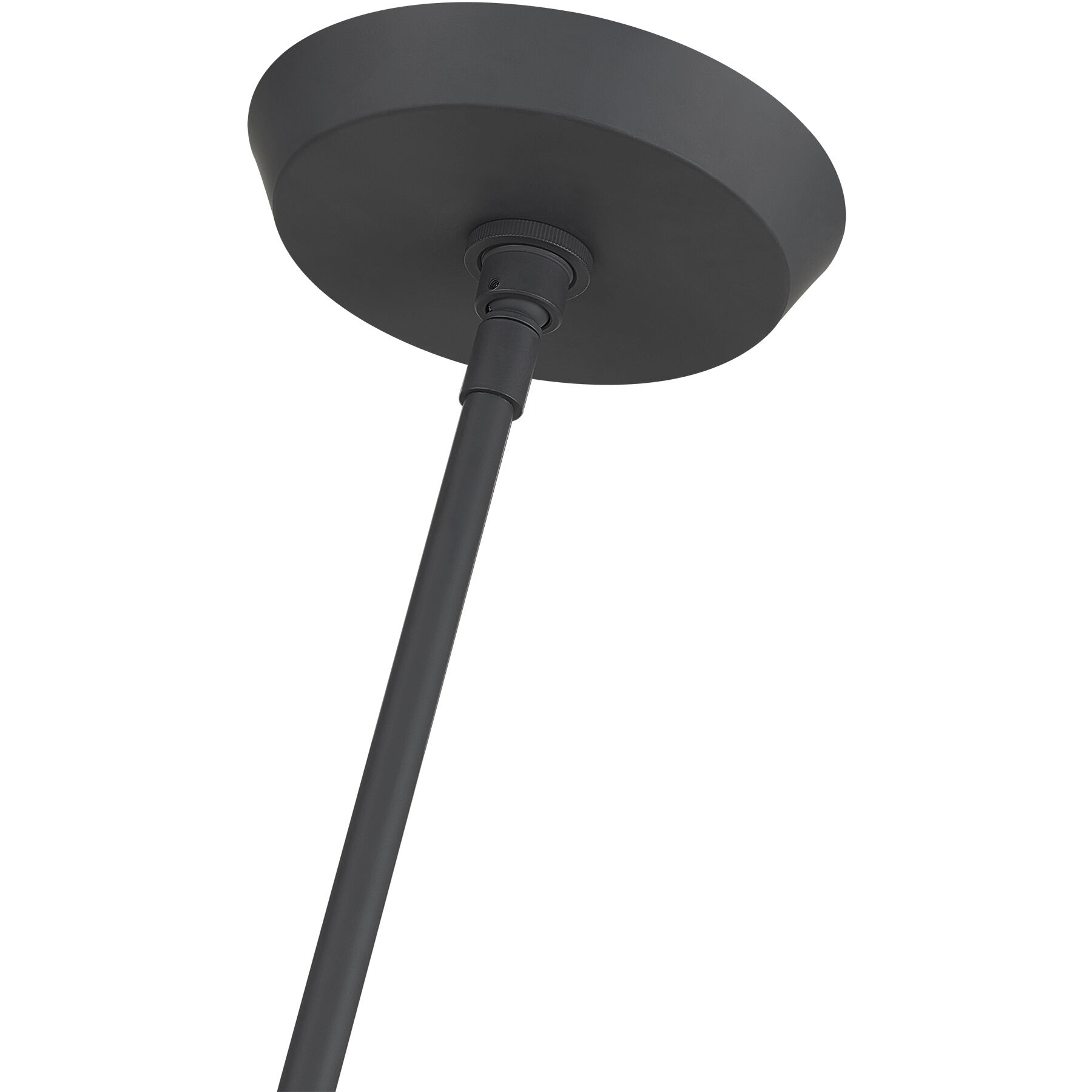 Soho Linear Chandelier Ceiling Light in Scandinavian Gray with Brushed Nickel Accents