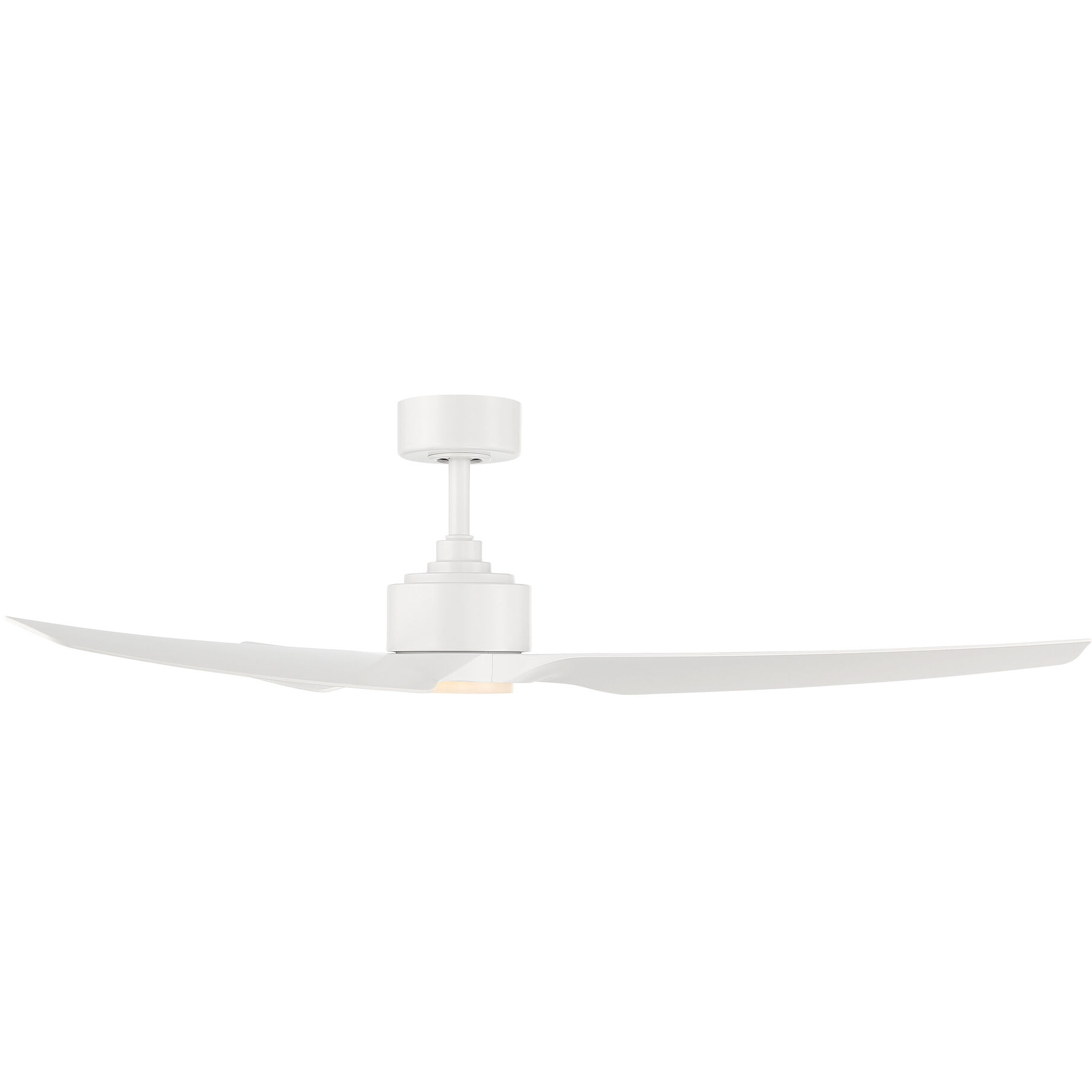 Stella 60 inch Matte White Downrod Ceiling Fans, Smart Fan