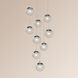 Champagne Bubbles LED 14 inch Polished Chrome Pendant Ceiling Light