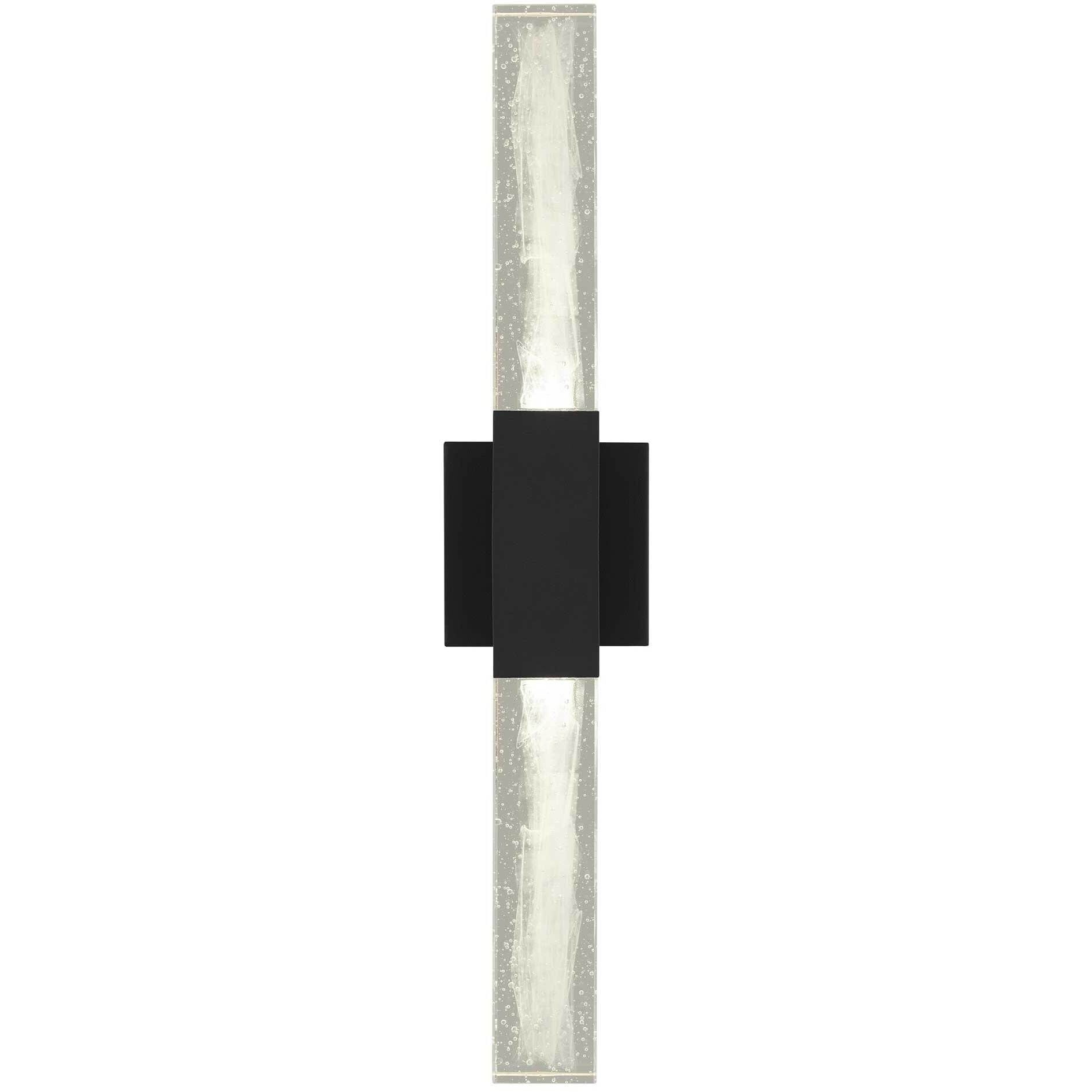 Folio LED 24 inch Sand Black Outdoor Wall Sconce