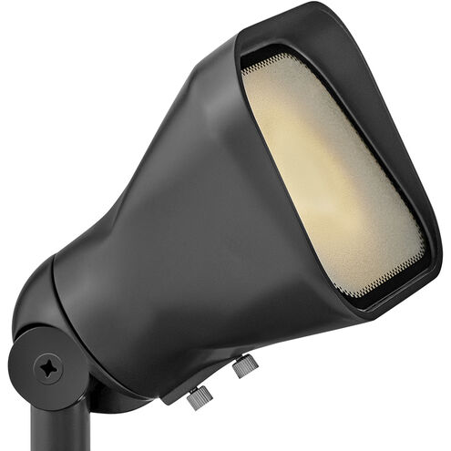 Hardy Island Lumacore 12v 12.00 watt Satin Black Landscape Flood Light, Variable Output