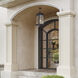 Oslo 4 Light 13.75 inch Bronze with Antique Brass Candles Outdoor Pendant Lantern