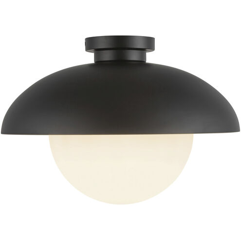 Alora Mood Rubio 1 Light 10.88 inch Matte Black Flush Mount Ceiling Light