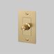 1G 100-120 Brass Dimmer Switch, LED