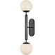 Barbican 2 Light 6.5 inch Oil Rubbed Bronze Bath Sconce Wall Light