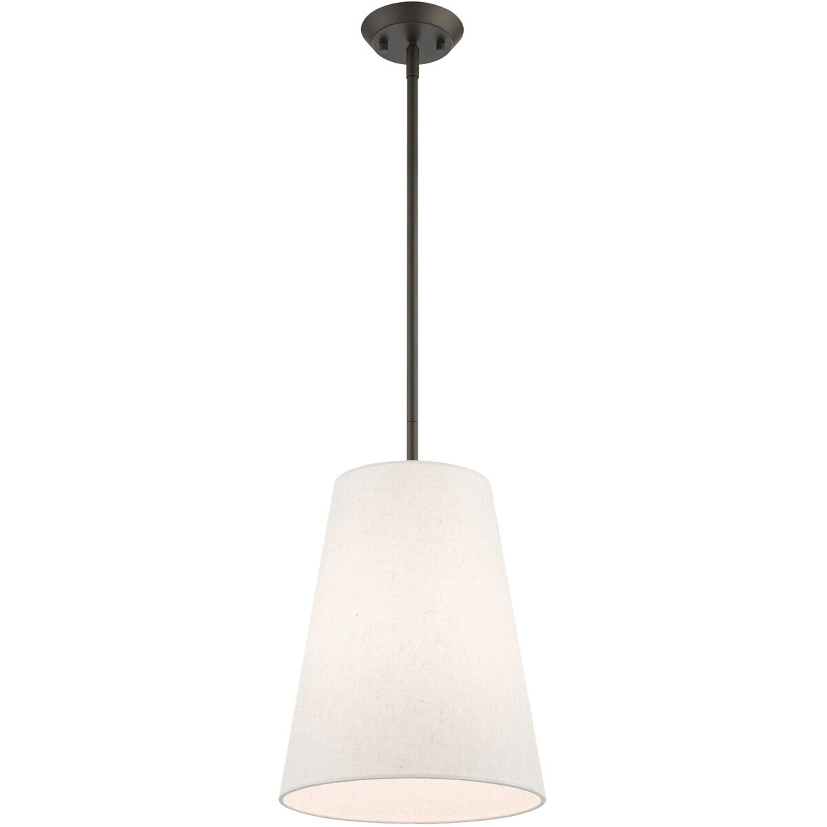 Prato 1 Light 11 inch Bronze Pendant Ceiling Light
