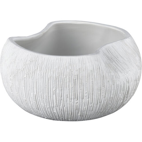 Scribing 5 X 2.5 inch Decorative Bowl in White, Votive