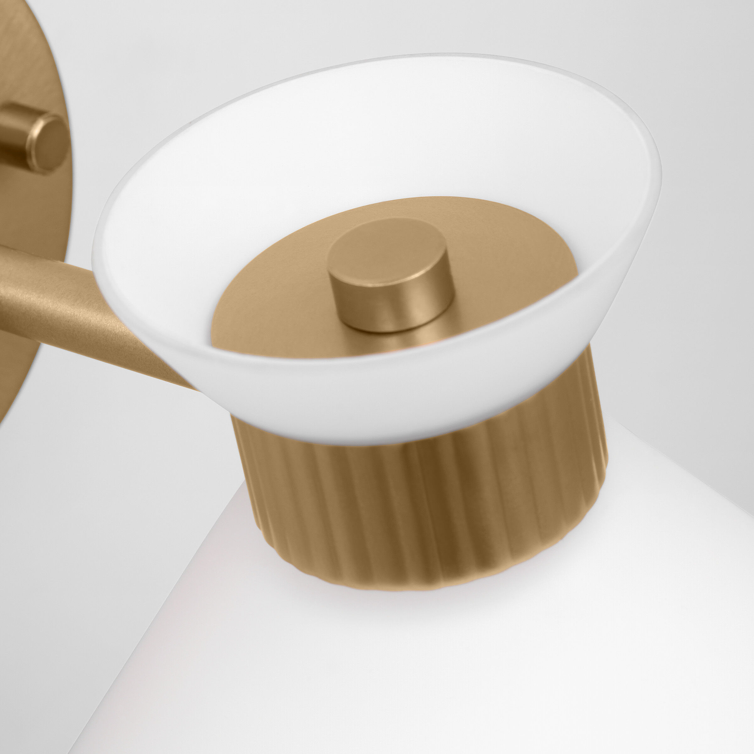 Drew & Jonathan Belcarra 1 Light 7.5 inch Satin Brass Sconce Wall Light