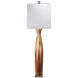 Drip Glazed 36 inch 60 watt Orange and Red and White Table Lamp Portable Light