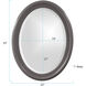 George 33 X 25 inch Glossy Charcoal Wall Mirror