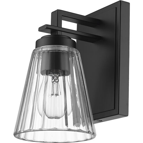 Lyna 1 Light 5 inch Matte Black Wall Sconce Wall Light