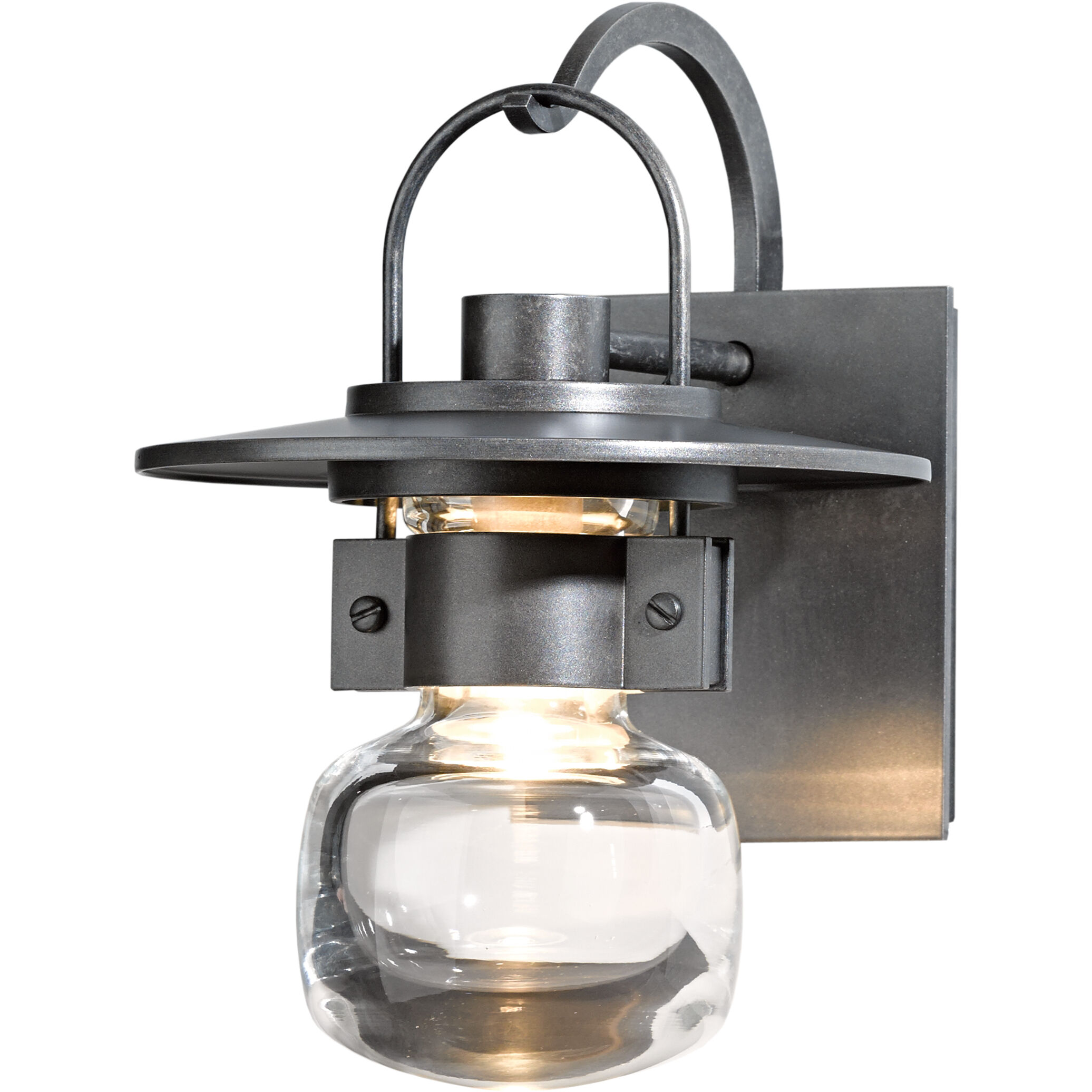 Mason 1 Light 9.7 inch Coastal Burnished Steel Outdoor Sconce, Small