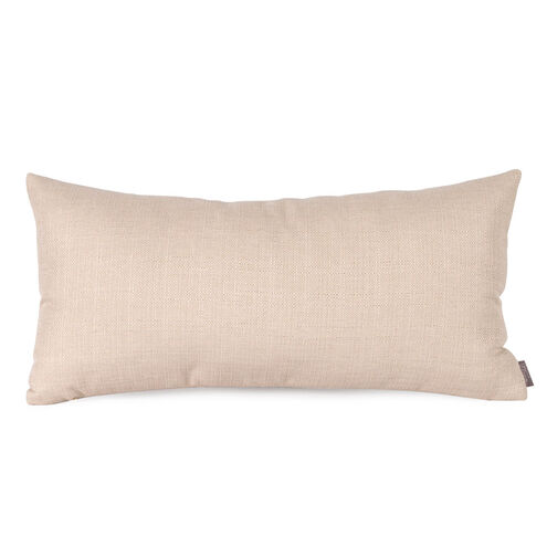 Kidney 22 inch Sterling Sand Pillow