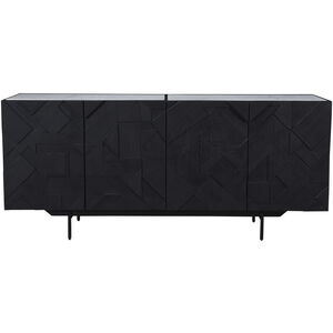 Kattan 72 X 18 inch Black Sideboard