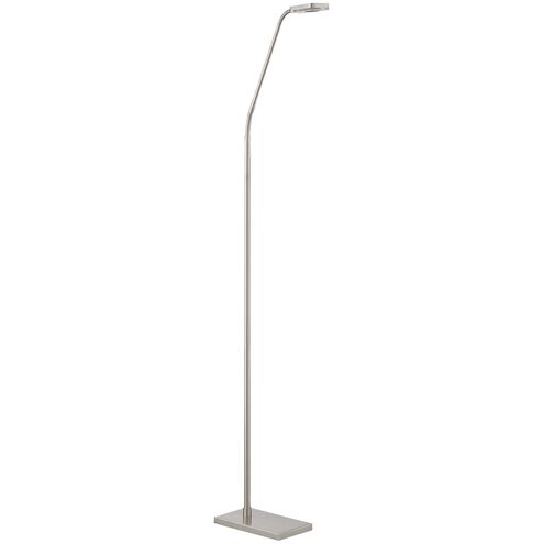 TAVV 60 inch 8.00 watt Satin Nickel Floor Lamp Portable Light