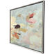 Flourish Magnolia Pink and Black and Gray Framed Art