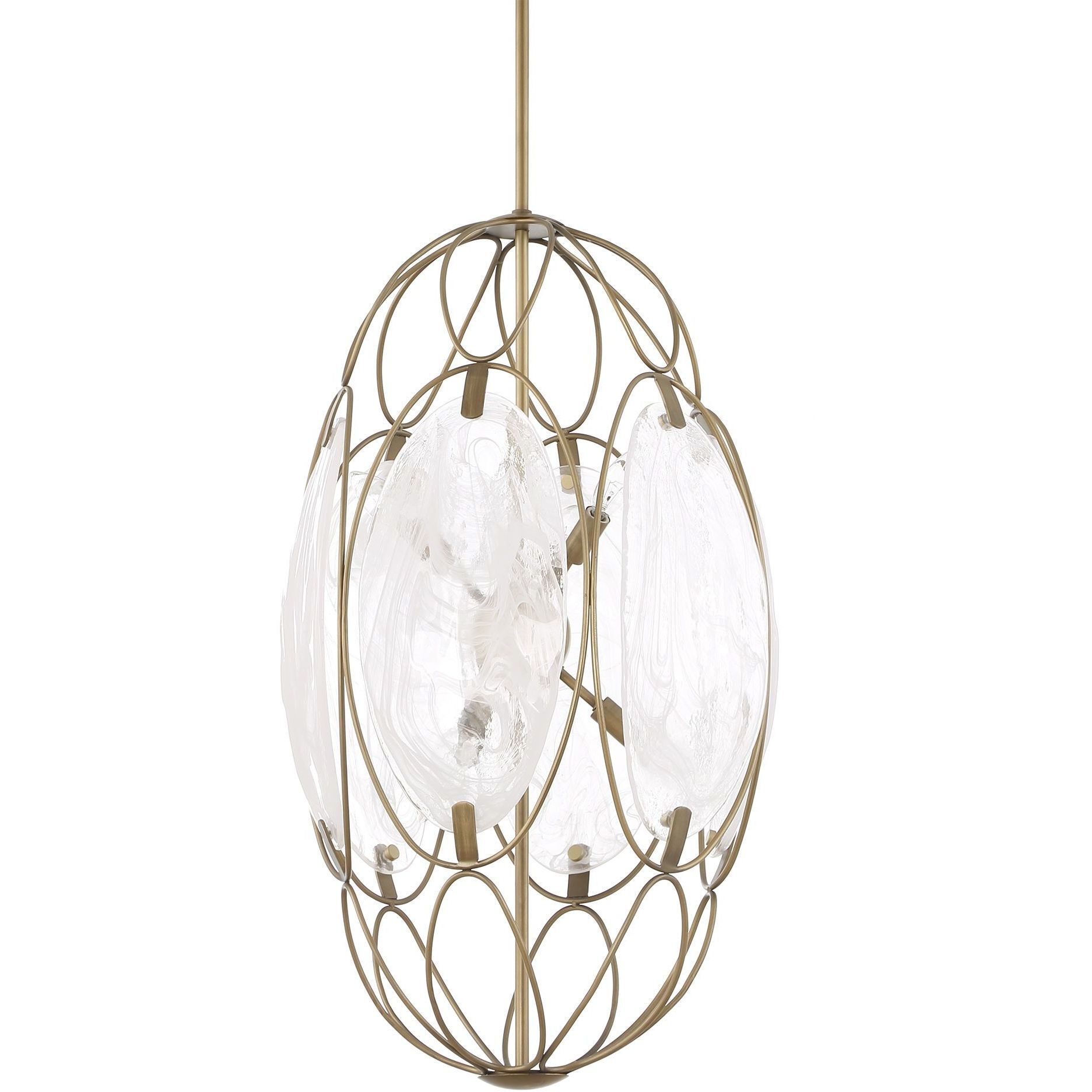 Valencia 6 Light 19 inch Soft Gold Pendant Ceiling Light