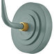 Foundry Classic Outdoor Barn Light in Sage Green, Gooseneck