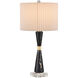 Edelmar 30 inch 150 watt Natural/Natural Brass/Clear Table Lamp Portable Light