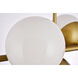 Eclipse 7 Light 43 inch Brass Pendant Ceiling Light