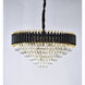 Canada 16 Light 32 inch Black and Gold Chandelier Ceiling Light
