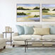 Soft Focus Green and Blue and White and Yellow Canvas, The Studio