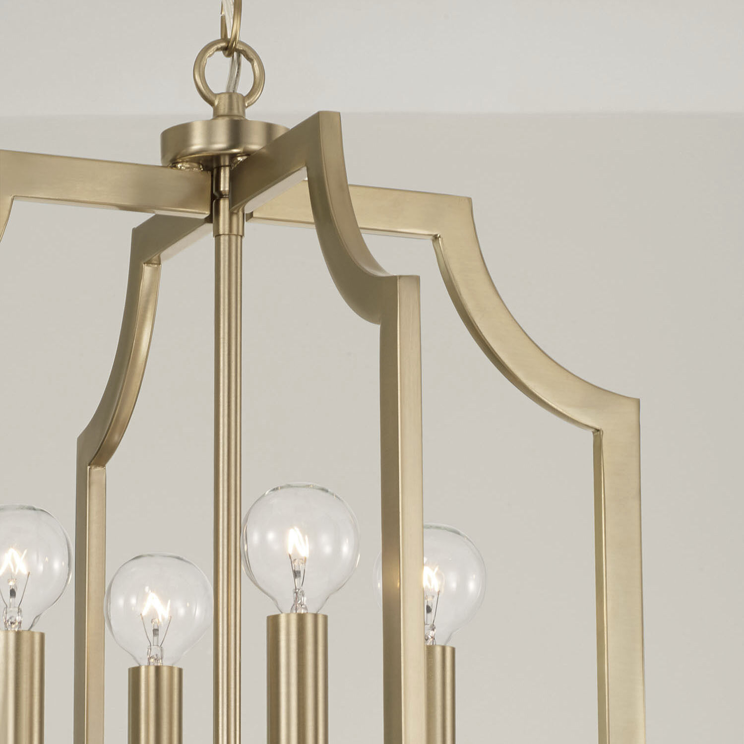 Courtney 4 Light 16 inch Matte Brass Foyer Ceiling Light
