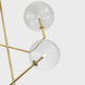 AERIN Linnea LED 26 inch Hand-Rubbed Antique Brass Entry Chandelier Ceiling Light