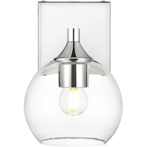 Foster 1 Light 6 inch Chrome Bath Sconce Wall Light