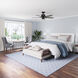 Gatlinburg 52 inch Matte Black with Dark Gray Oak/Matte Black Blades Ceiling Fan