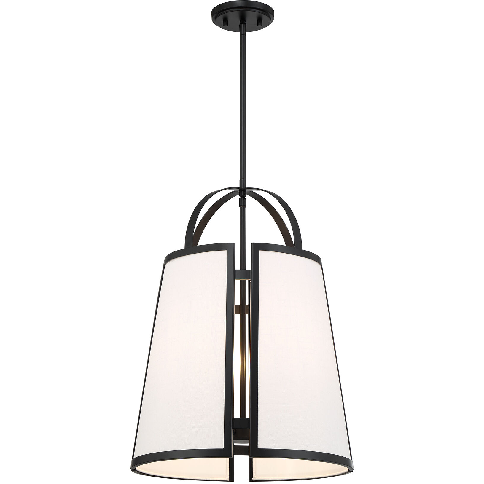 Chartwell 4 Light 16.75 inch Matte Black Pendant Ceiling Light