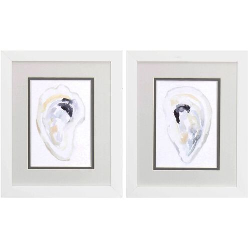 Waterside Collection Gray Framed Art