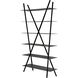 Siddhartha Matte Black Bookcase