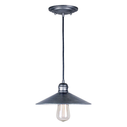 Signature 1 Light 10 inch Industrial Gray Mini Pendant Ceiling Light