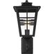 Macon 1 Light 19.5 inch Black Outdoor Wall Sconce