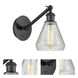 Ballston Conesus LED 6 inch Matte Black Sconce Wall Light