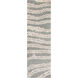 Shibori 96 X 30 inch Charcoal, Blush Rug