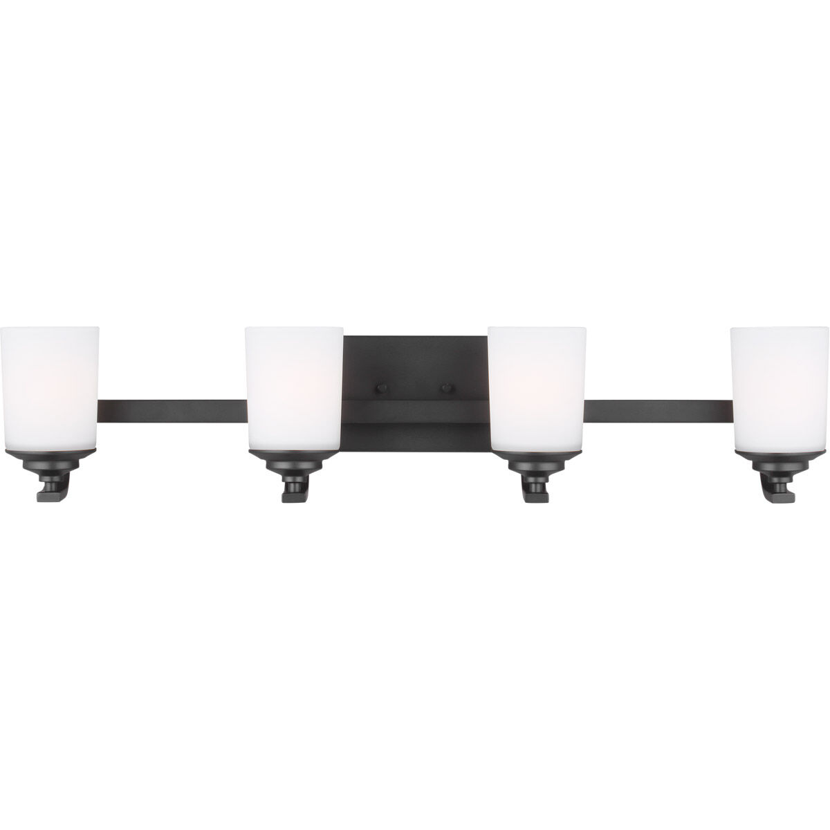 Kemal 4 Light 34 inch Midnight Black Wall Bath Fixture Wall Light