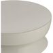 Uma 16 inch Ivory Accent Table