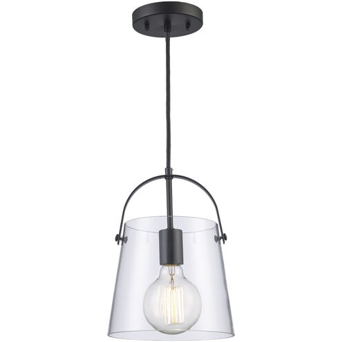 Curry 1 Light 8 inch Black Bell Mini Pendant Ceiling Light