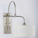 Kempsey 24 inch 75.00 watt Brushed Nickel Swing Arm Wall Bracket Wall Light