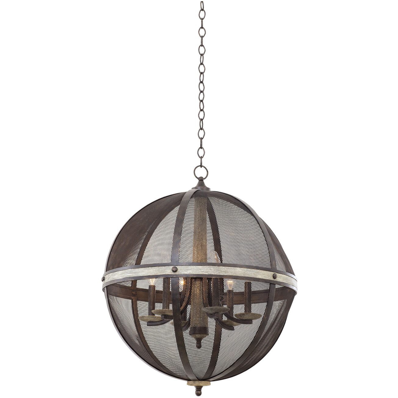 Coronado 6 Light 25 inch Florence Gold Chandelier Ceiling Light