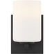 Sienna 4.5 inch Matte Black Bath Vanity Light Wall Light